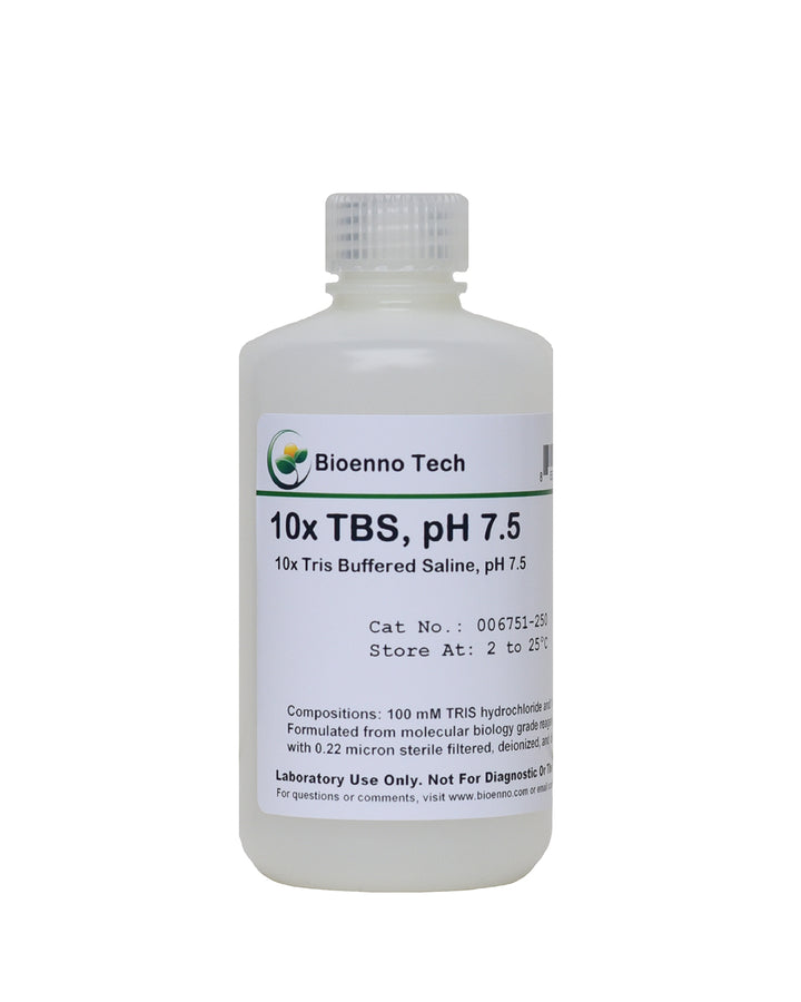 10× 0.1 M Tris Buffered Saline (pH 7.5)