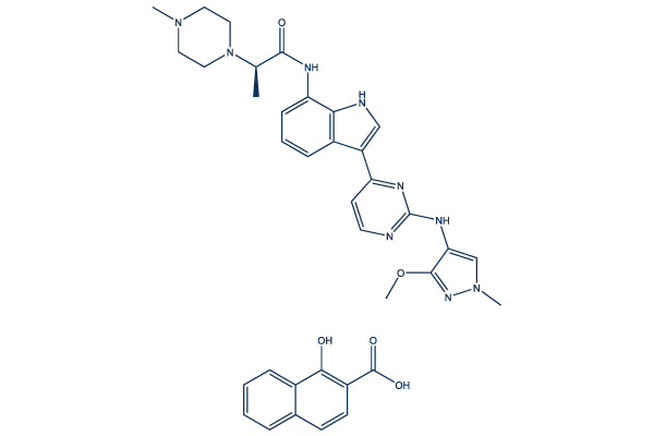 Golidocitinib 1-hydroxy-2-naphthoate