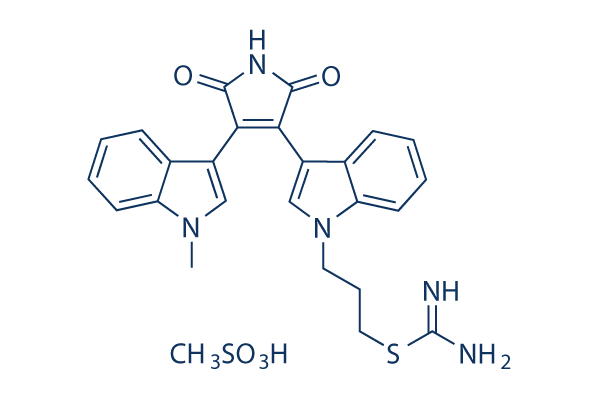 Bisindolylmaleimide IX (Ro 31-8220)Mesylate
