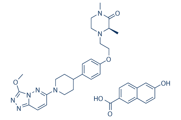 AZD5153 6-hydroxy-2-naphthoic acid