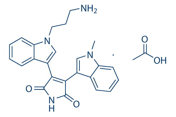 Bisindolylmaleimide VIII (acetate)