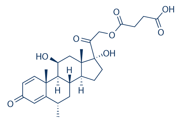 Methylprednisolone hemisuccinate