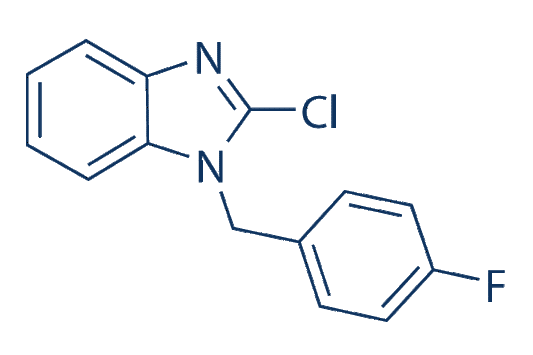 2-Chloro-1- (4-fluorobenzyl)benzimidazole