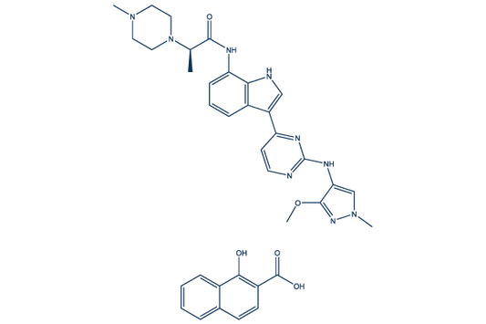 Golidocitinib 1-hydroxy-2-naphthoate