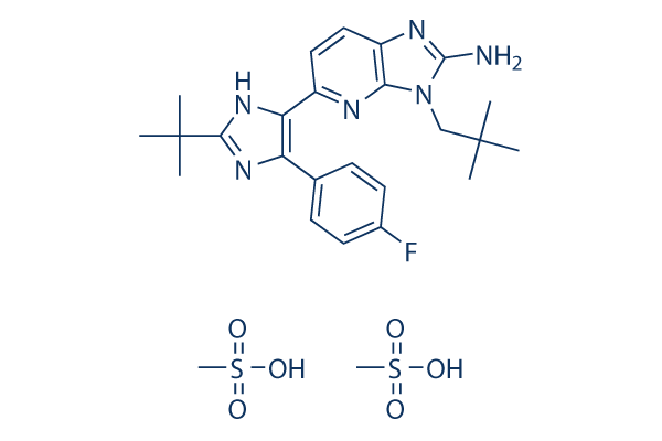 Ralimetinib (LY2228820)dimesylate