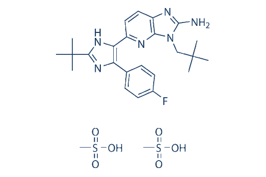 Ralimetinib (LY2228820)dimesylate