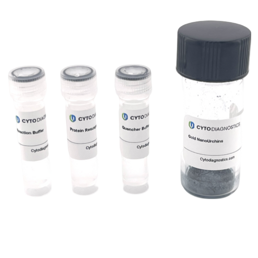 90nm Maleimide-Activated Gold NanoUrchins Conjugation Kit (MIDI Scale-Up Kit)