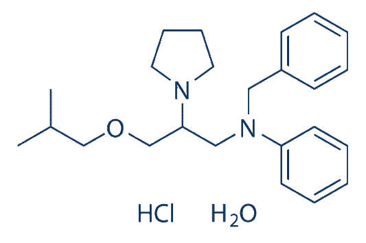Bepridil hydrochloride monohydrate
