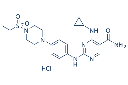 Cerdulatinib (PRT062070)hydrochloride