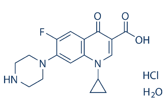 Ciprofloxacin hydrochloride hydrate