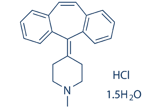 Cyproheptadine hydrochloride sesquihydrate