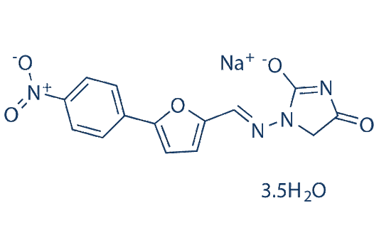 Dantrolene sodium hemiheptahydrate