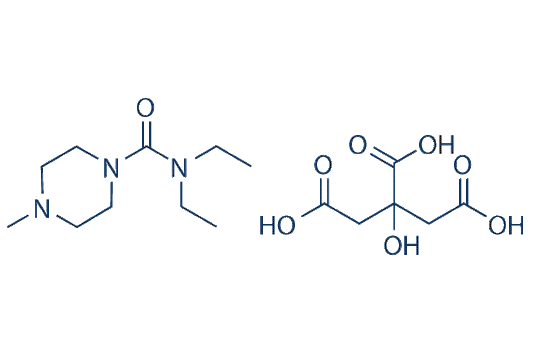 Diethylcarbamazine citrate