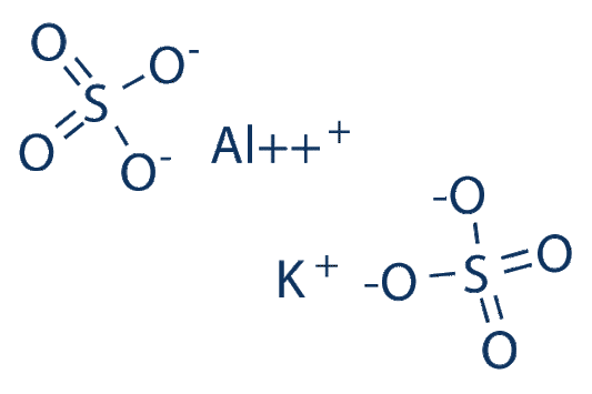 Aluminum potassium sulfate
