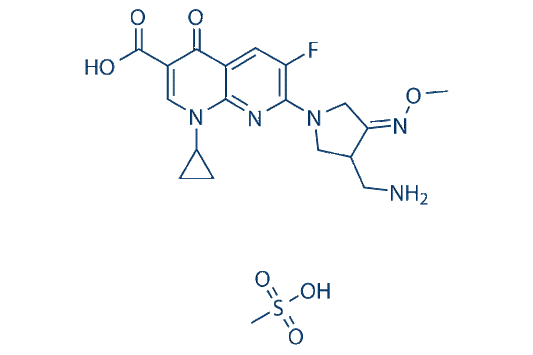 Gemifloxacin mesylate