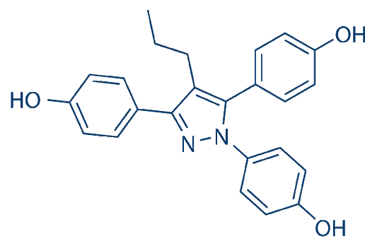 Propyl pyrazole triol (PPT)