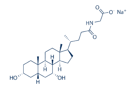 Glycochenodeoxycholic acid sodium salt