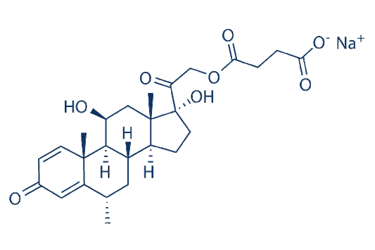 Methylprednisolone sodium succinate