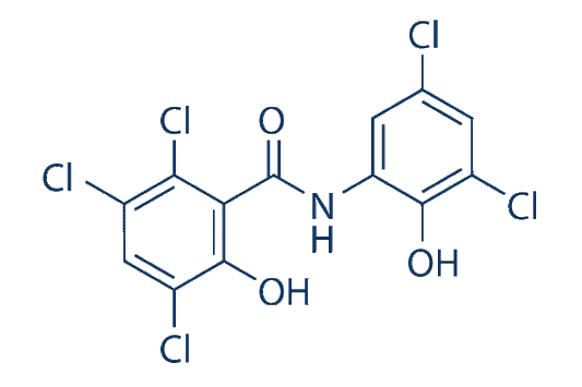 Oxyclozanide