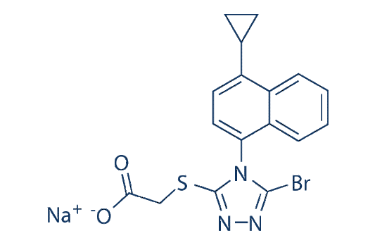 Lesinurad sodium