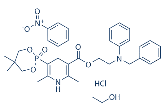 Efonidipine hydrochloride monoethanolate