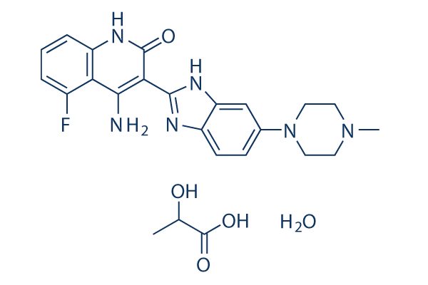Dovitinib (TKI258)Lactate monohydrate