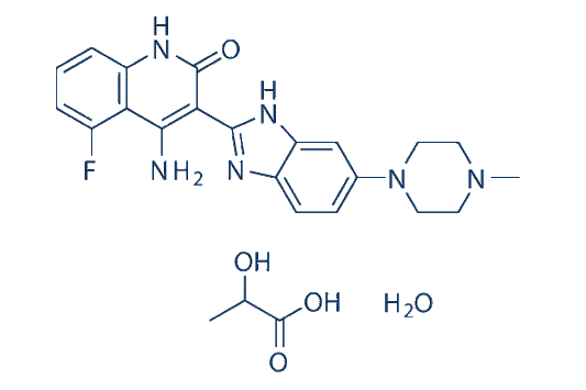 Dovitinib (TKI258)Lactate monohydrate